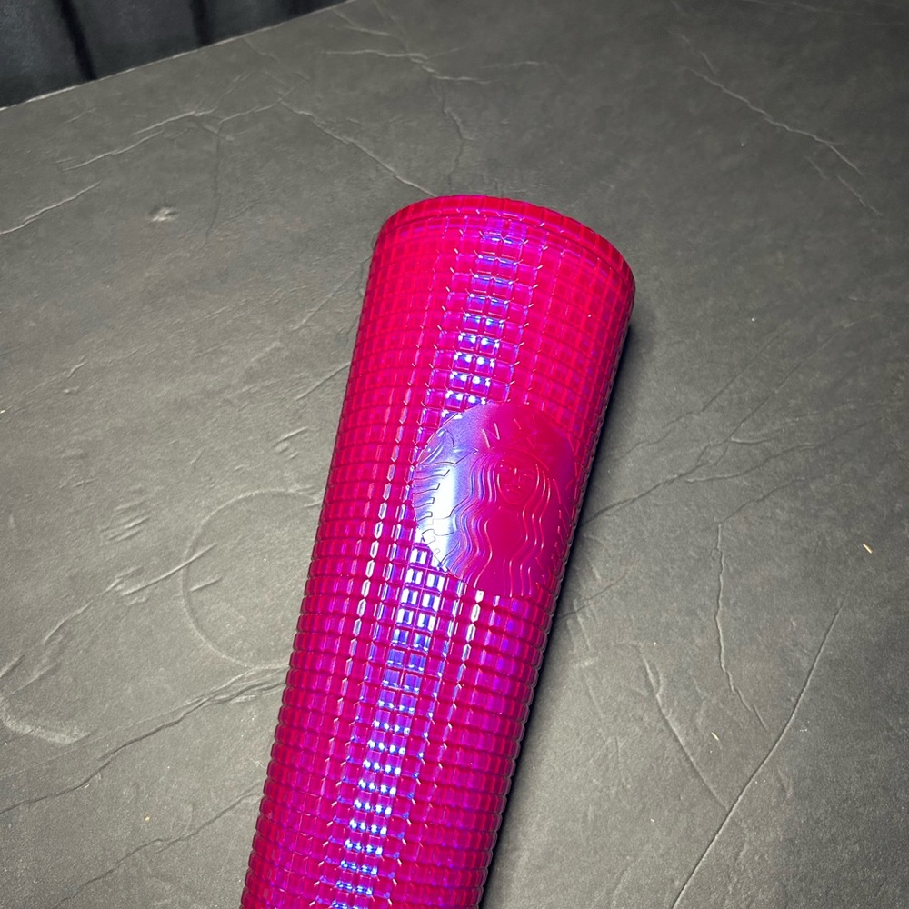 Vibrant Pink Starbucks tumbler
